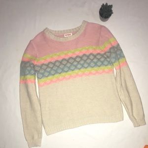 Girls Cat & Jack colorful Sweater 🌈